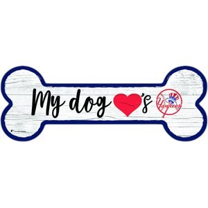 Fan Creations MLB Dog Bone Wall Décor, New York Yankees 