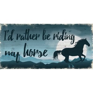 Fan Creations "Riding my horse" Wall Décor