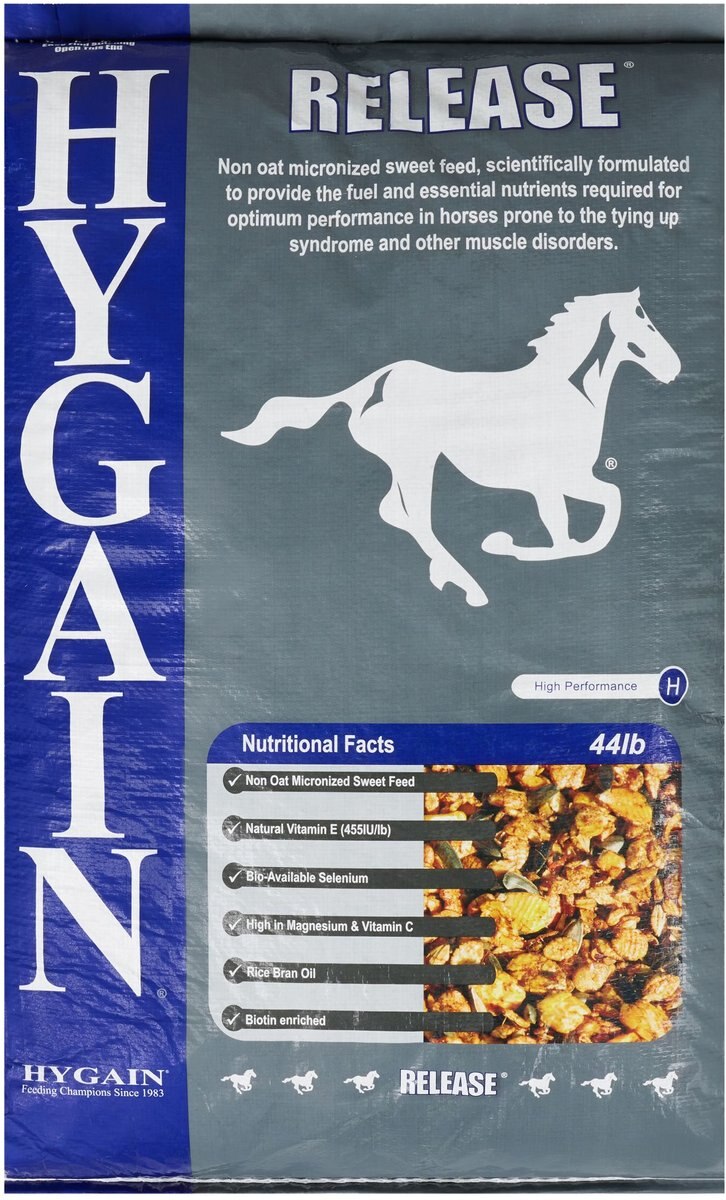 HYGAIN Release Horse Feed, 44lb bag