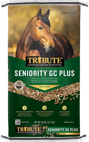 Tribute Equine Nutrition Seniority GC Plus Horse Feed, 50-lb bag slide 1 of 7