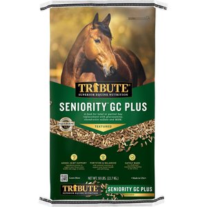 Tribute Equine Nutrition Seniority GC Plus Horse Feed, 50-lb bag