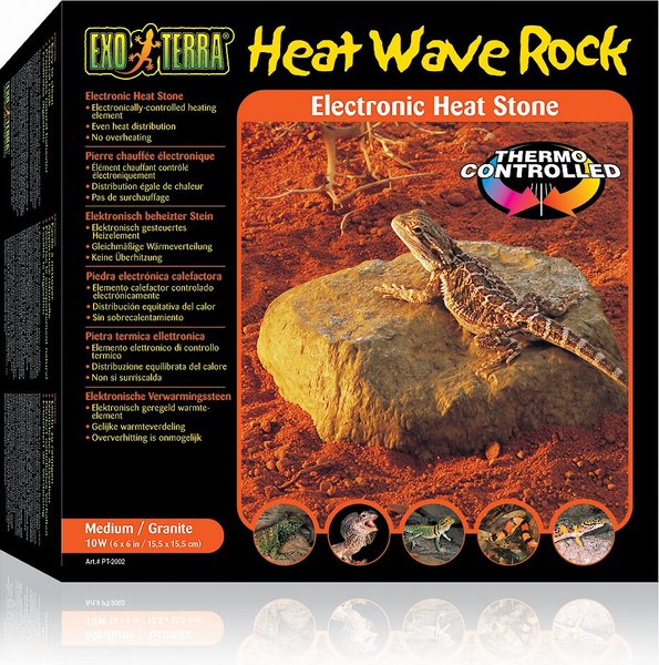 Exo Terra Heatwave Rock Reptile Heater, Medium slide 1 of 2