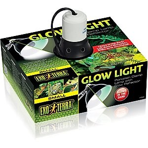 Exo Terra Glow Light Porcelain Reptile Terrarium Lamp, 5.5-in