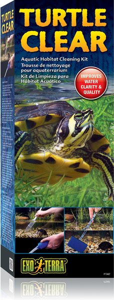 Exo Terra Turtle Clear Habitat Reptile Terrarium Cleaning Kit slide 1 of 1