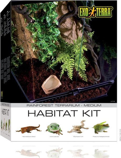 Exo Terra Rainforest Reptile Habitat Kit, Medium slide 1 of 3