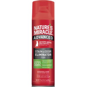 Nature's Miracle Advanced Cat Stain & Odor Eliminator Foam, 17.5-oz bottle