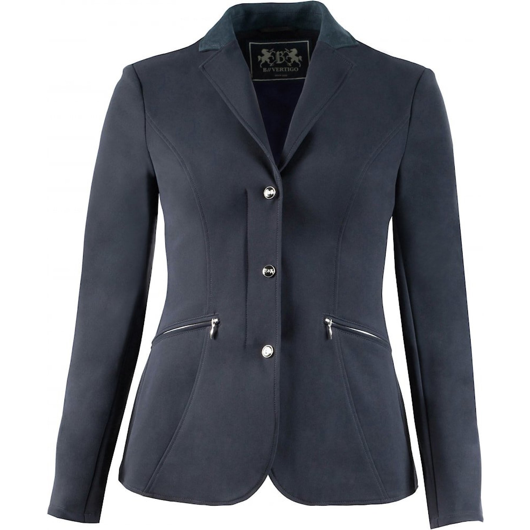 B Vertigo Womens Sonia Softshell Show Jacket, Dark Navy, 8