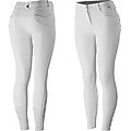 B Vertigo Womens Olivia Silicone Full Seat Breeches, Bright White, 22