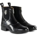 B Vertigo Womens Saturn Front-Zip Leather Paddock Boots, Black, EU 37