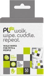PL360 Walk Wipes Dog Cleaning Wipes, 50 count