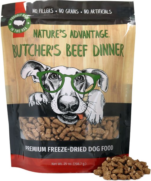 Nature's Advantage Grain-Free Butcher's Beef Dinner Dry Dog Food, 25-oz bag slide 1 of 5