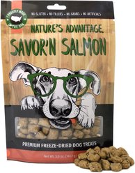 Nature's Advantage Grain-Free Savor'n Salmon Freeze-Dried Dog Treats, 5-oz bag