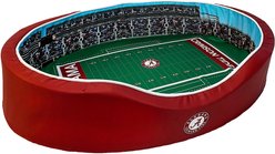 StadiumSpot SEC College Stadium Bolster Dog Bed with Removable Cover, University of Alabama, Small