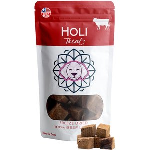 HOLI Beef Liver Grain-Free Freeze-Dried Dog Treats, 2-oz bag