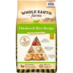 Whole Earth Farms Adult Recipe Dry Dog Food, 37-lb bag