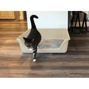 Shirley K's Senior Cat Litter Box, X-Large, Beige