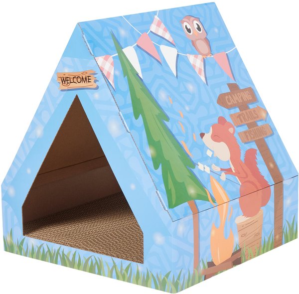 Frisco Tent Cardboard Cat House slide 1 of 5