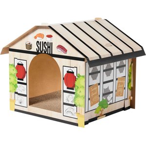 Frisco Sushi Shop Cardboard Cat House