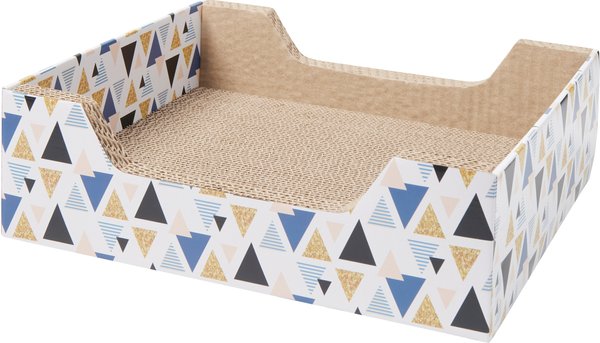 Frisco Step-In Cat Scratcher Toy with Catnip, Mixed Triangles slide 1 of 4