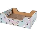 Frisco Step-In Cat Scratcher Toy with Catnip, Tropical Palm Tie Dye