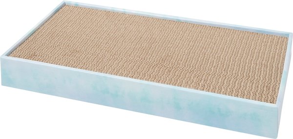 Frisco Double-Wide Cat Scratcher Toy with Catnip, Blue Tie Dye, 1 count slide 1 of 4