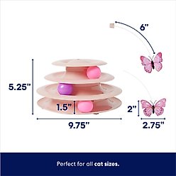 Frisco Butterfly Cat Tracks Cat Toy, Pink slide 2 of 4