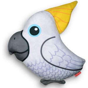DURABLES Craig the Cockatoo Squeaky Soft Dog Toy