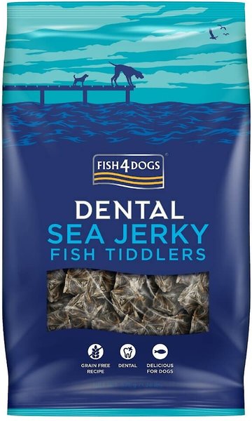 Fish4Dogs Sea Jerky Tiddlers Dog Treats, 1.27-lb bag slide 1 of 4