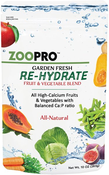 Exotic Nutrition ZooPro Garden Fresh Re-Hydrate Small Pet Treats, 10-oz bag slide 1 of 7