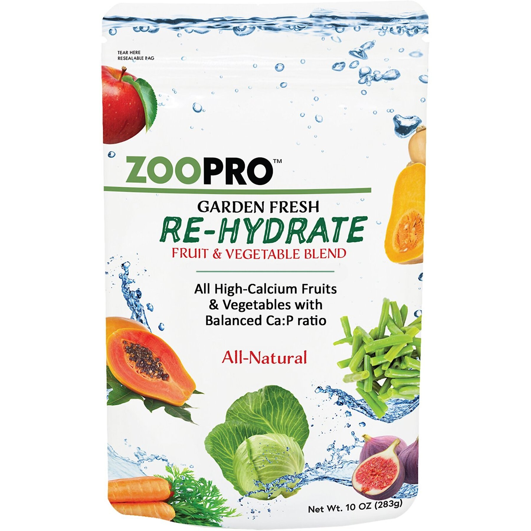 Exotic Nutrition ZooPro Garden Fresh Re-Hydrate Small Pet Treats, 10-oz bag