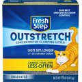 Fresh Step Outstretch Concentrated Unscented Clumping Cat Litter, 19-lb