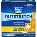 Fresh Step Outstretch Concentrated Unscented Clumping Clay Cat Litter, 19-lb box