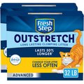 Fresh Step Outstretch Advanced Concentrated Febreze Freshness Scented Clumping Clay Cat Litter, 32-lb box