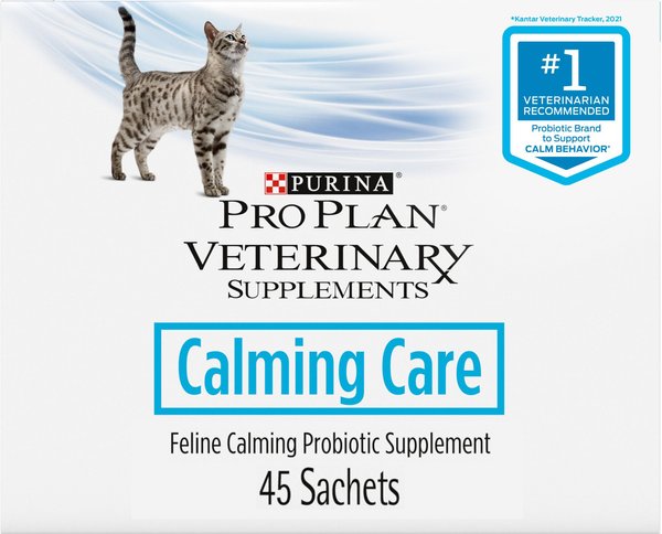 New Version Available PURINA PRO PLAN VETERINARY DIETS Calming Care Cat Supplement 45 count Chewy