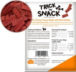 Trick or Snack Chicken & Blueberry Flavored Steak Dog Treats, 1-lb bag slide 2 of 8