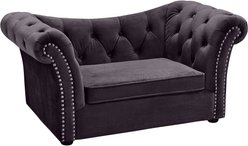 TOV Dachshund Sofa Dog Bed, Grey slide 1 of 8