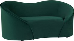 TOV Poodle Sofa Dog Bed, Forest Green