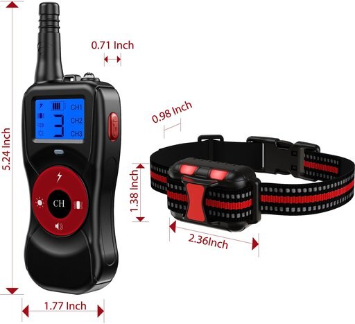 Petdiary T502 2600-ft Remote Dog Training Shock Collar System