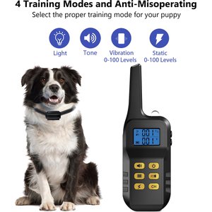 Petdiary T720 3,000-ft Shock Dog Training Collar