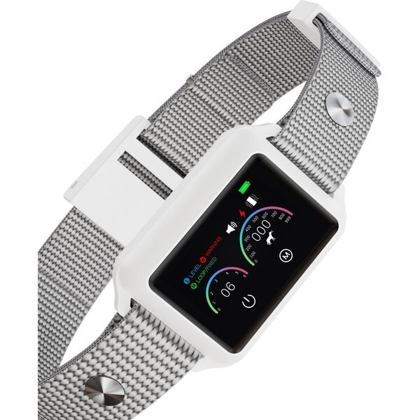 PETDIARY Smart Bark Waterproof Dog Bark Collar, White