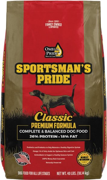 Sportsman's Pride Premium 26/18 Formula Adult Dog Food, 40-lb bag slide 1 of 10
