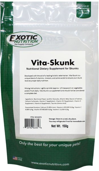 Exotic Nutrition Vita-Skunk Supplement, 5.29-oz bag slide 1 of 4