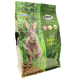 Exotic Nutrition Pasture Plus+ Adult Rabbit Food, 5-lb bag