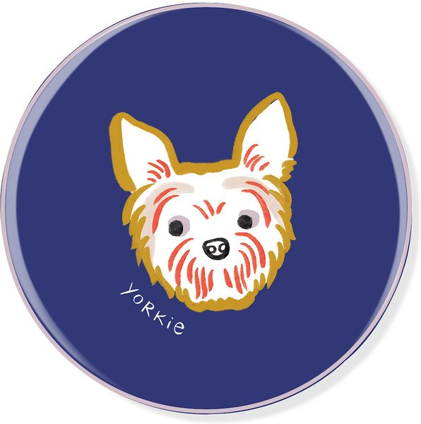 Pet Shop by Fringe Studio BFF Yorkie Ceramic Coaster slide 1 of 2