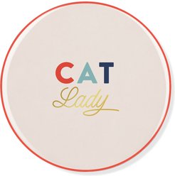 Pet Shop by Fringe Studio Cat Lady Ceramic Coaster