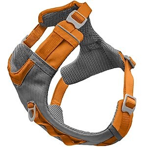 Kurgo Journey Air Polyester Reflective No Pull Dog Harness, Orange, Small