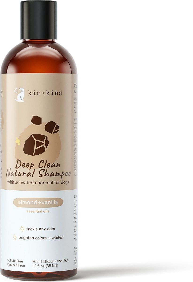 kin+kind Deep Clean Natural Almond+Vanilla Dog Shampoo