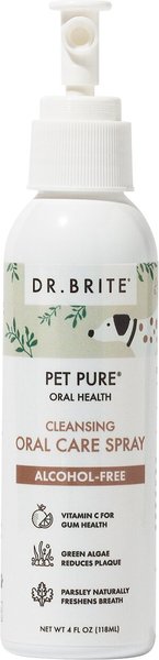 Dr. Brite Pet Pure Oral Health Dog & Cat Dental Spray, 4-oz bottle slide 1 of 5