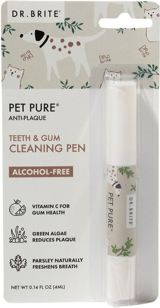 Dr. Brite Pet Pure Anti-Plaque Dog & Cat Dental Pen, 0.14-oz pen slide 1 of 5