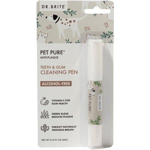 Dr. Brite Pet Pure Anti-Plaque Dog & Cat Dental Pen, 0.14-oz pen